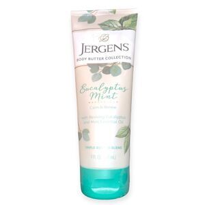 Jergens Reviving Eucalyptus Mint Essential Oils Triple Butter Blend Body Lotion